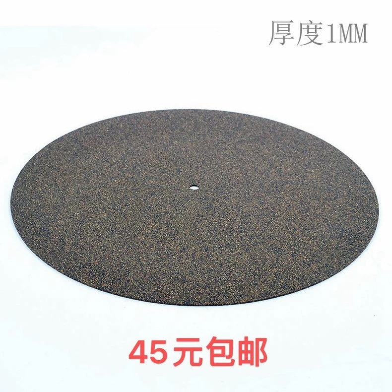 12-inch Natural Cork Turntable Platter Mat — 3 mm (Light Cork)