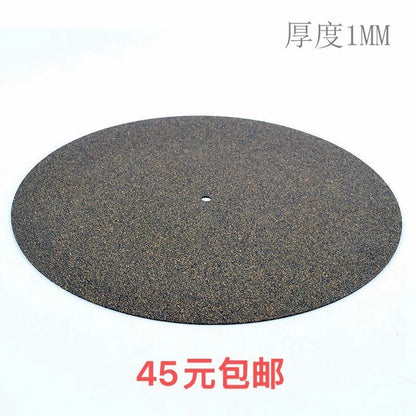 12-inch Natural Cork Turntable Platter Mat — 3 mm (Light Cork)