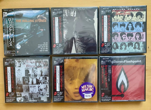 The Rolling Stones – Complete Japanese MiniDisc Collection – 6 MD Set