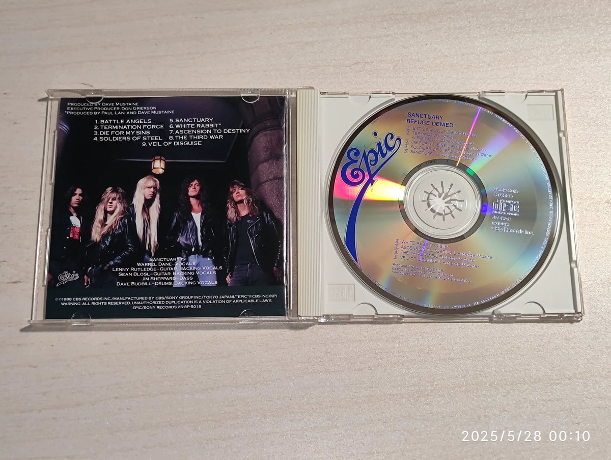 Sanctuary – Refuge Denied | Japan 1988 CD