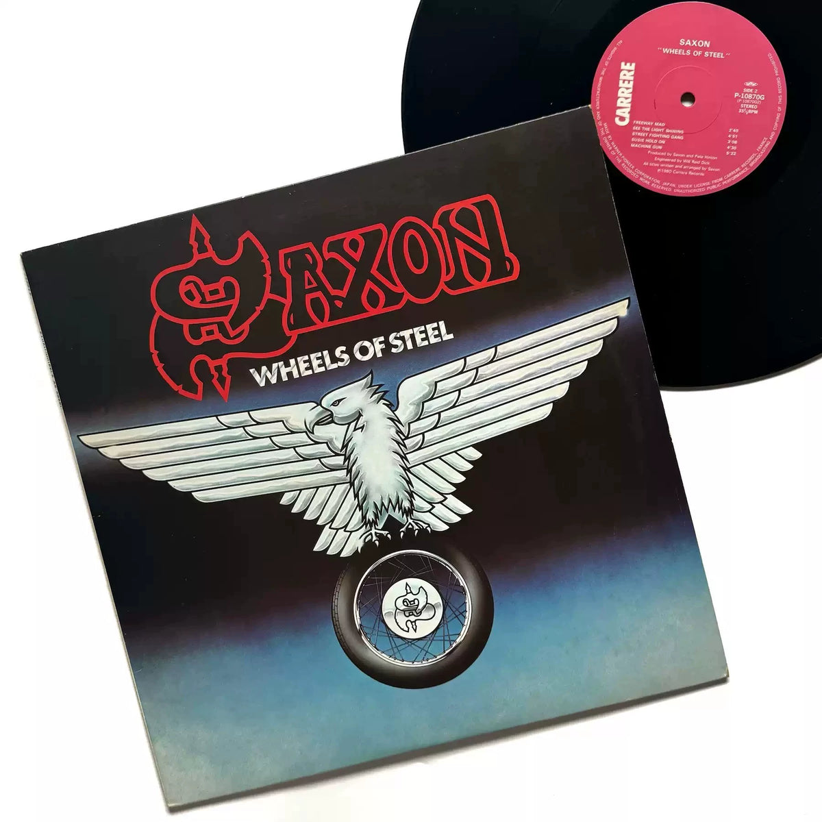 Saxon Wheels Of Steel actual sleeve