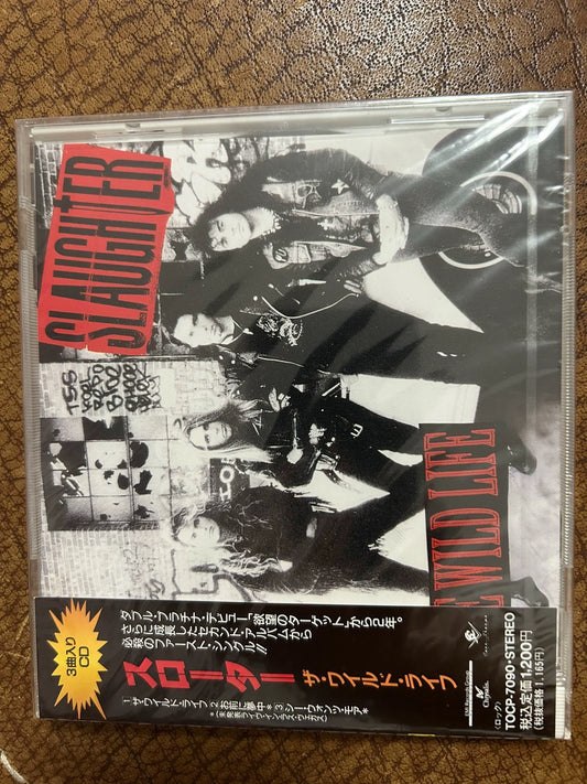 Slaughter – The Wild Life | Japan 1992 Promo CD Single, Sealed with OBI