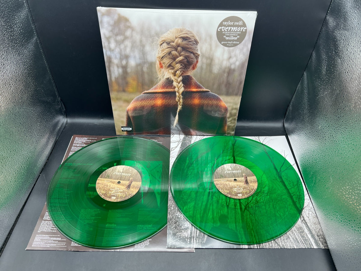 Taylor Swift — evermore Translucent Green Vinyl 2LP (LP)