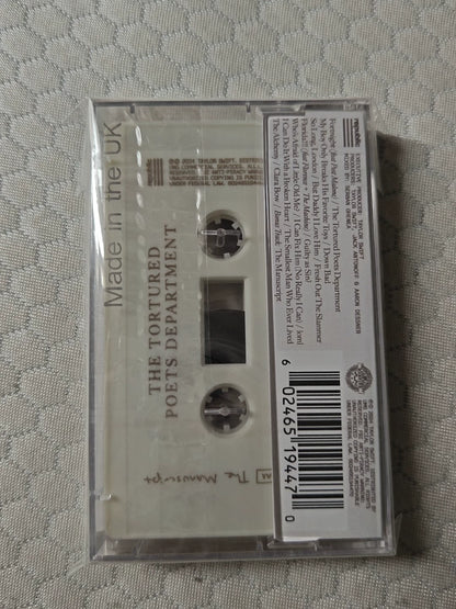 Taylor Swift – The Tortured Poets Department | White Cassette | Sealed M/NM