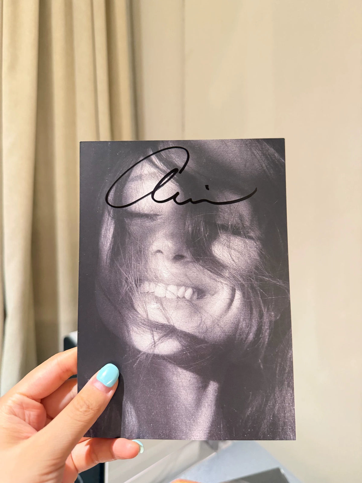 Petal vinyl with signed art card — actual copy photo 2