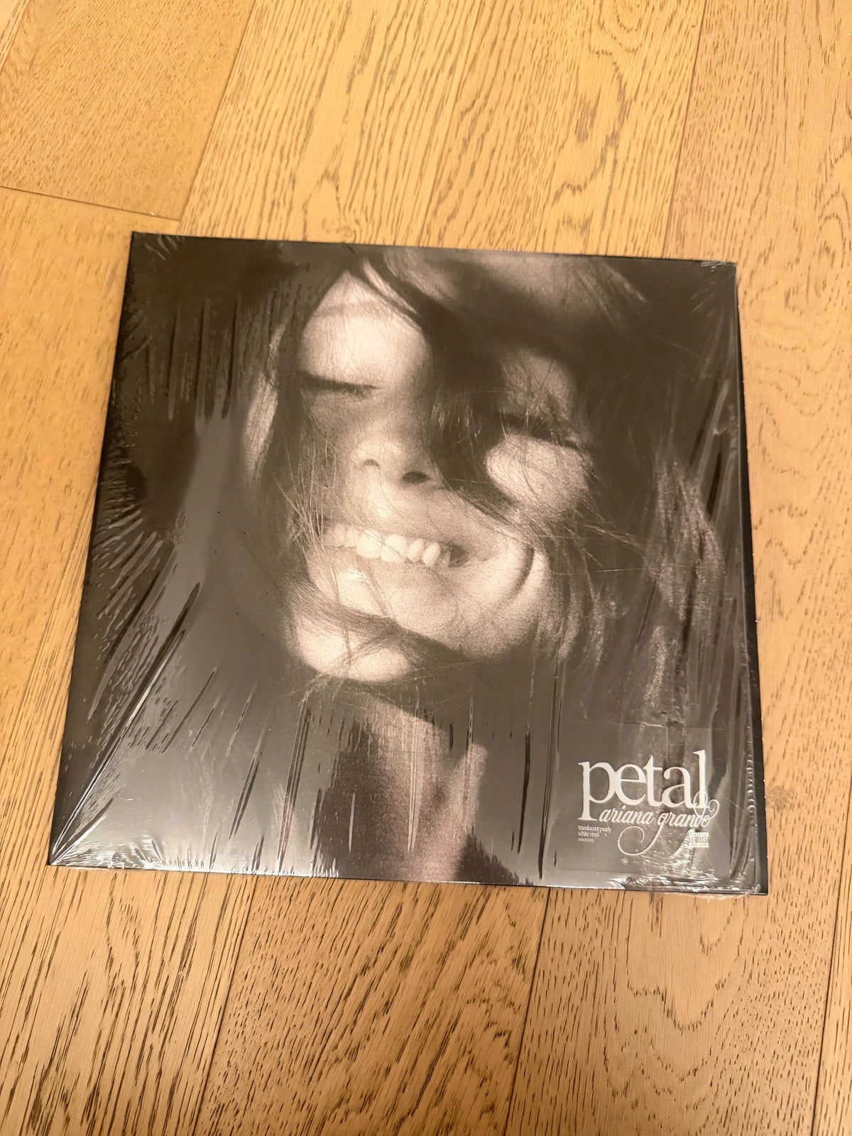 Petal vinyl with signed art card — actual copy photo 3