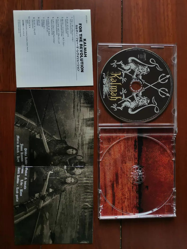 CD, booklet and Japanese insert