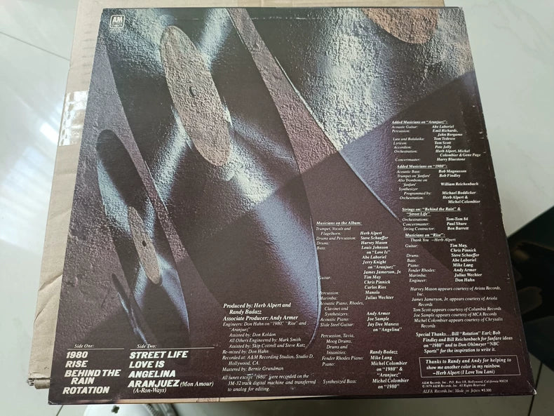 Herb Alpert – Rise (Japan LP, 1979 A&M)