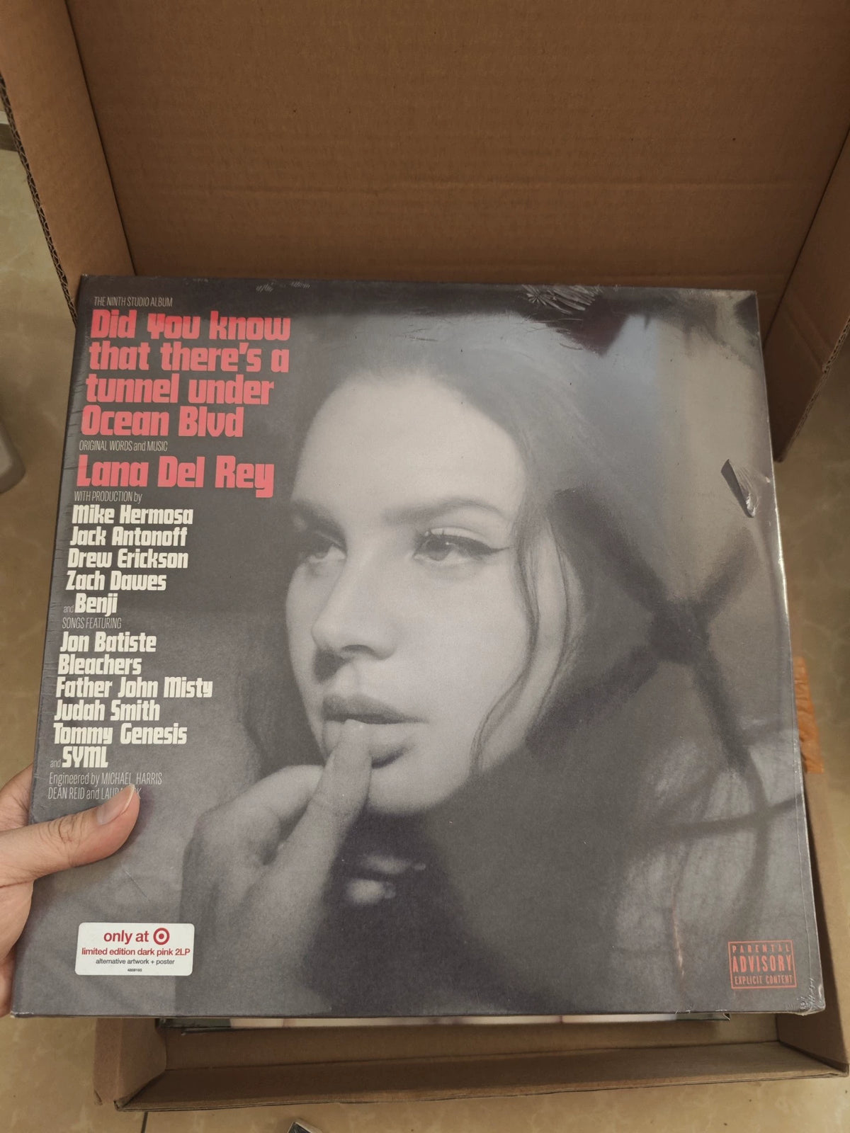 Lana Del Rey – Did You Know That There's a Tunnel Under Ocean Blvd – Target Pink Vinyl (2LP)