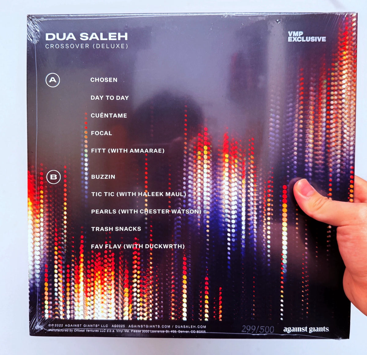 Dua Saleh – Crossover (Deluxe) – VMP Orange Vinyl, No. 299/500