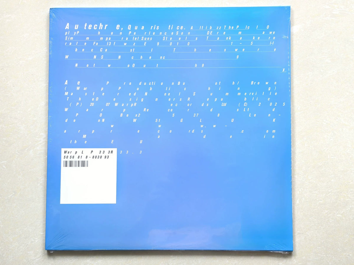 Autechre – Quaristice – 2025 Reissue (2LP) – photo 1