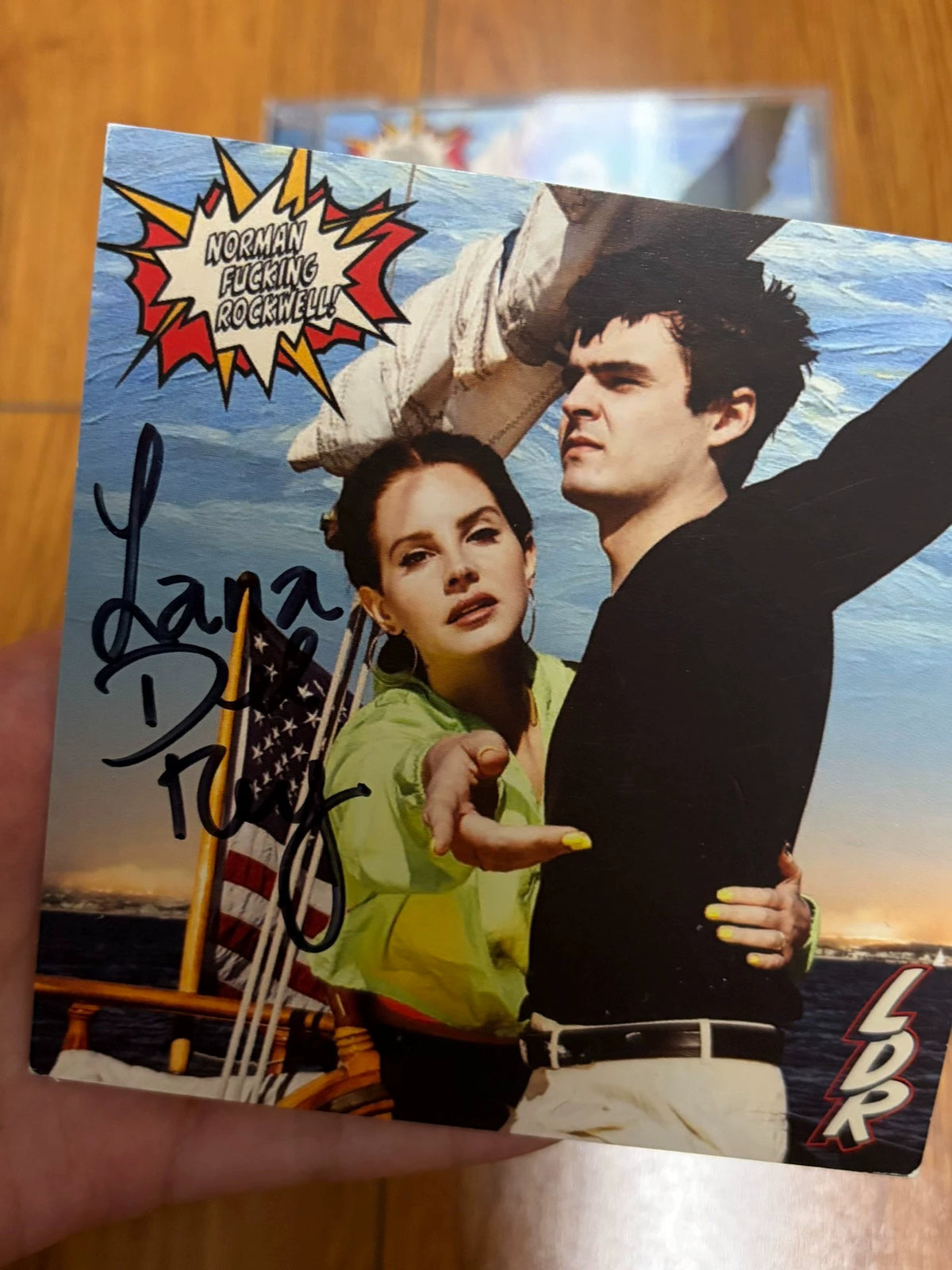 Lana Del Rey – Norman Fucking Rockwell! – CD with Signed Art Card – photograph 1
