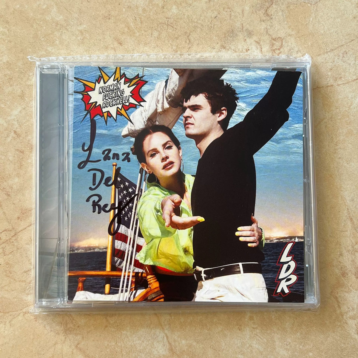 Lana Del Rey – Norman Fucking Rockwell! – Sealed CD with Signed Art Card – photograph 1