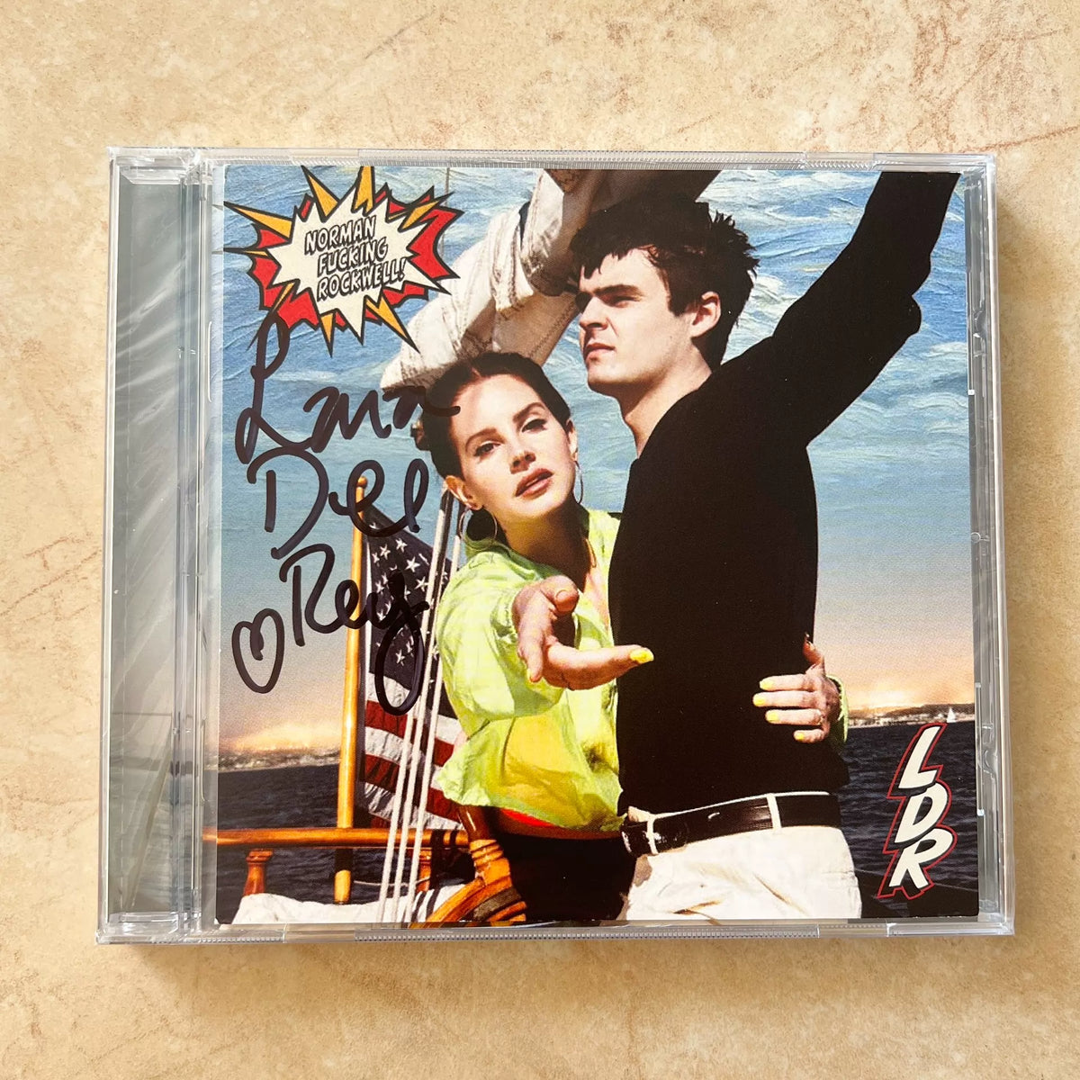 Lana Del Rey – Norman Fucking Rockwell! – Sealed CD with Heart Signature Art Card – photograph 1