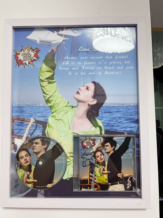 Lana Del Rey – Norman Fucking Rockwell! – Framed Signed Display – photograph 1
