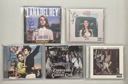 Lana Del Rey – Signed Album Collection – CDs and Born To Die Booklet Page – photograph 1