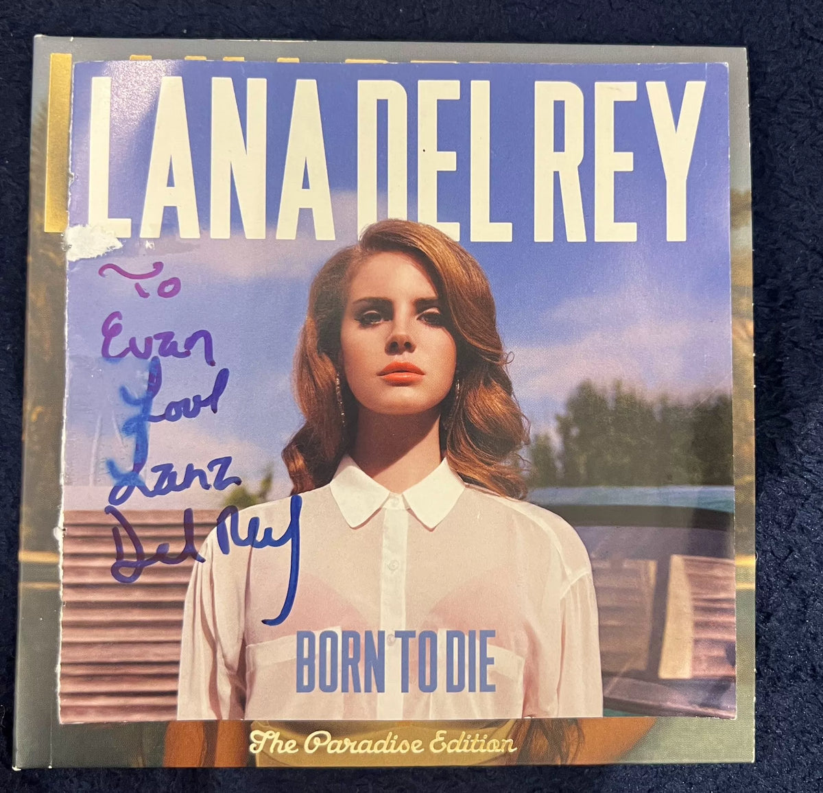 Lana Del Rey – Signed Album Collection – CDs and Born To Die Booklet Page – photograph 3