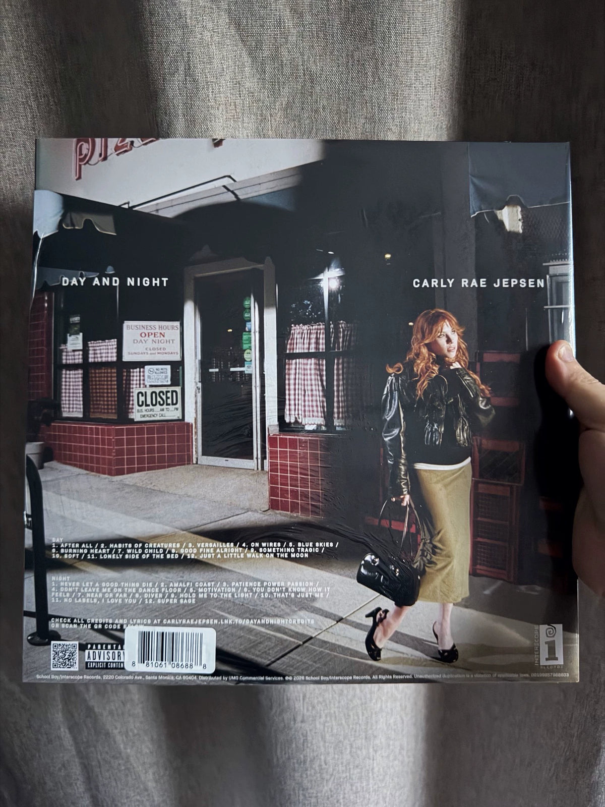 Carly Rae Jepsen — Day and Night — Amazon Exclusive Orange Vinyl (2LP) — photo 5