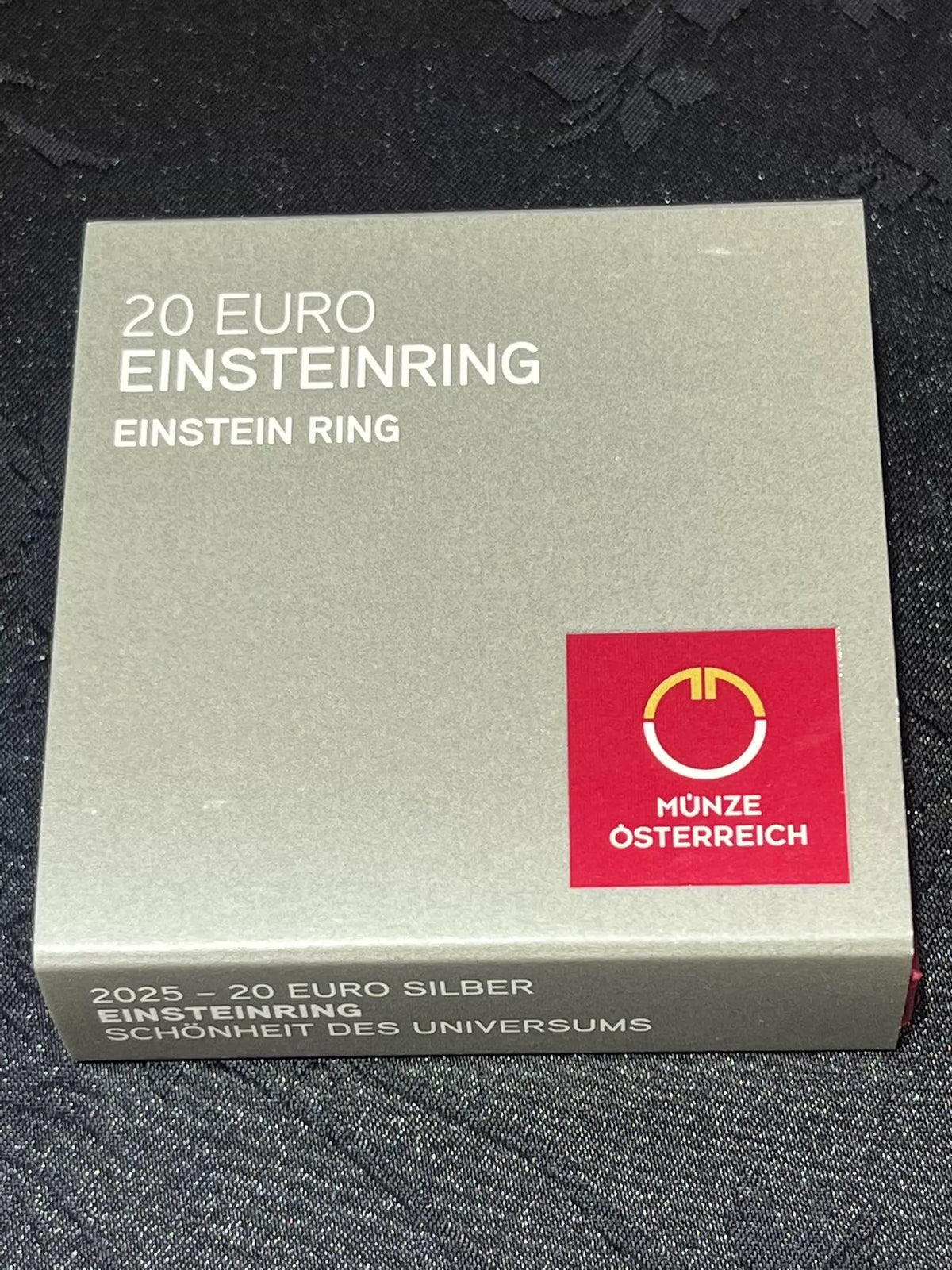 Austrian Mint – Einstein Ring – 20 Euro Silver Collector Coin – photograph 6