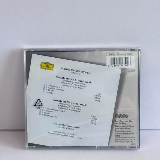Beethoven – Symphonies Nos. 5 & 7 – Carlos Kleiber / Wiener Philharmoniker – Sealed CD