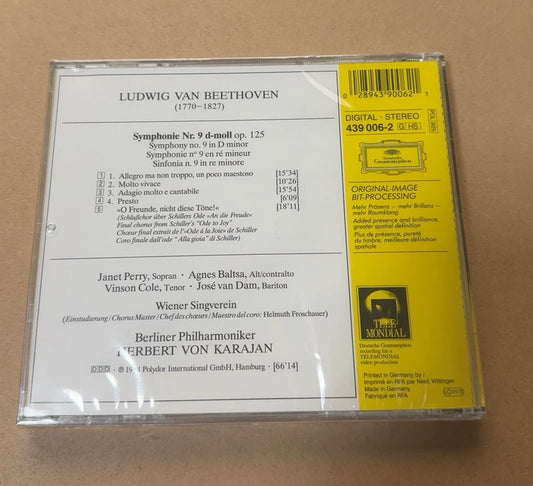 Beethoven – Symphony No. 9 – Herbert von Karajan / Berliner Philharmoniker – CD